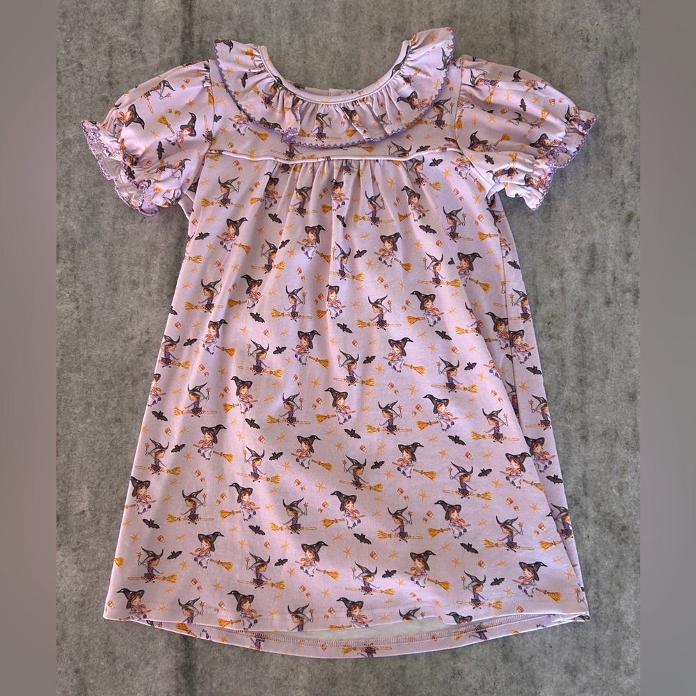Smockingbird Lilac Ruffle Collar Halloween Dress size 6